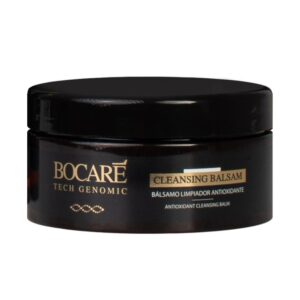 Bote de balsamo negro de la marca Bocare